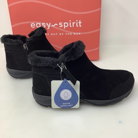 Easy Spirit Elinot Waterproof Black Ankle Boot Size 6 New With Box Retail $109 - Picture 6 of 7